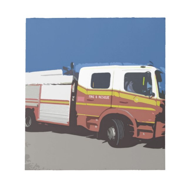 Bloc-note Camion de pompiers (Devant)