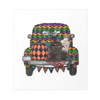 Bloc-note Camion d'Halloween