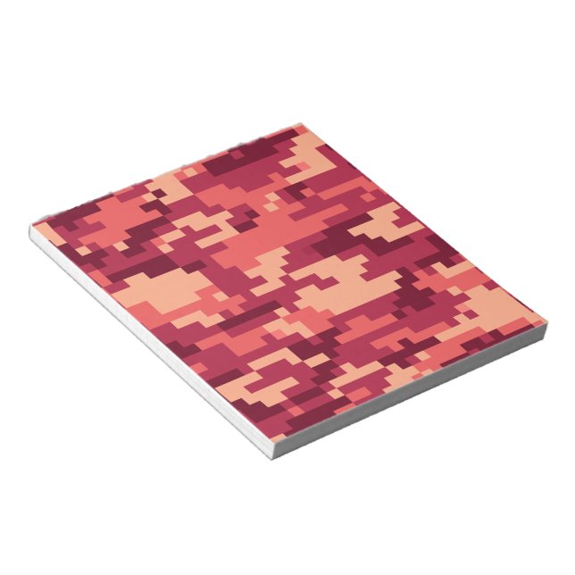 BLOC-NOTE CAMO NUMÉRIQUE DÉSERT MARTIAN / CAMOUFLAGE (Incliné)