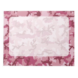 Bloc-note Camouflage rose
