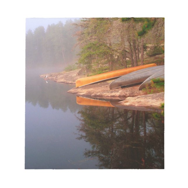 Bloc-note Camping de canoë Foggy, Lac Kawnipi, (Devant)