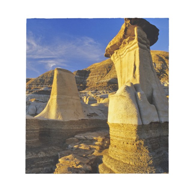Bloc-note Canada, Alberta, Drumheller. Hoodoos. (Devant)