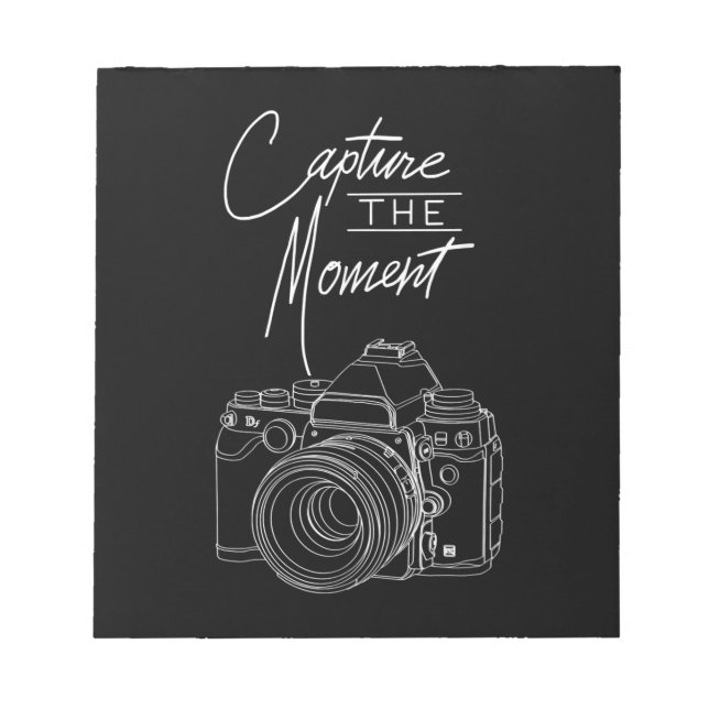 Bloc-note Capture Moment Camera Photographe (Devant)