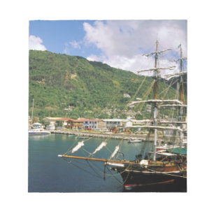 Bloc-note Caraïbes, Sainte-Lucie, Soufriere. Bateaux dans