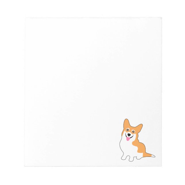 Bloc-note Caricature de Pembroke Welsh Corgi (Devant)