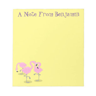 Bloc-note Caricature en trio flamand rose mou