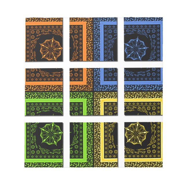 Bloc-note Carré dans une boîte (Devant)