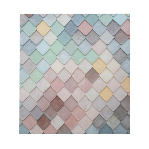 Bloc-note Carreaux multicolores