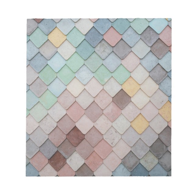Bloc-note Carreaux multicolores (Devant)
