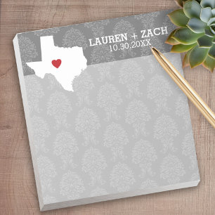 Bloc-note Carte artistique de l'État de la maison - Mariage