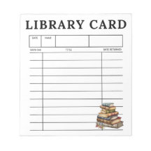Carte de bibliothèque Livres anciens