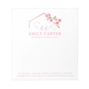 Bloc-note Carte de correspondance promo pour logos de courti