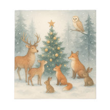 Carte de Noël Woodland