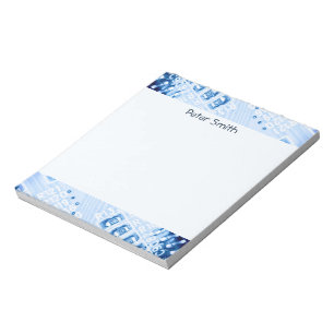 Bloc-note Carte mère bleue de motif de couleur