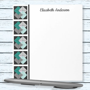 Bloc-note Cartes Quilt Bloc Bordure Note Pad