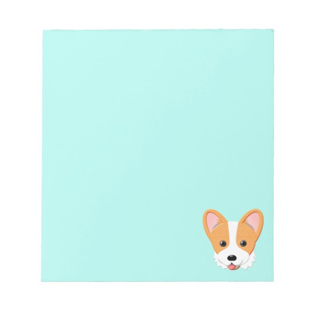 Bloc-note Cartoon Corgi (Devant)