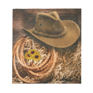Bloc-note Casquette Cowboy