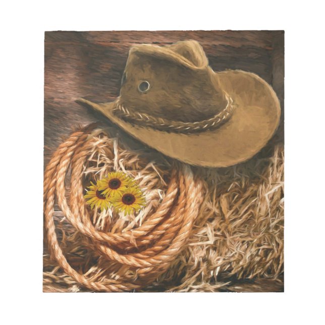Bloc-note Casquette Cowboy (Devant)