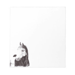 Bloc-note Casquette de médecine Paint Horse Note Pad