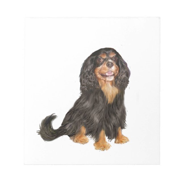 Bloc-note Cavalier King Charles (R) - Noir et tan.png (Devant)