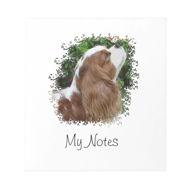 Bloc-note Cavalier King Charles Spaniel (Devant)