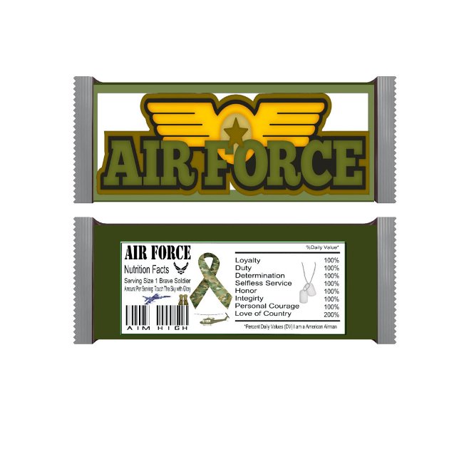 Bloc-note Célébration militaire de l'Armée de l'air Candy Ba (Créateur téléchargé)