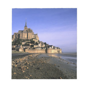 Bloc-note Célèbre forteresse insulaire du Mont St. Michel en