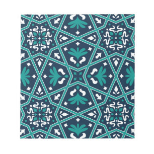 Bloc-note Céramique colorée islamique transparente