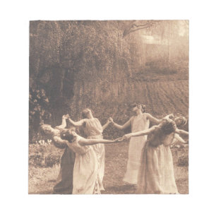 Bloc-note Cercle De Sorcières Femmes Vintages Danser