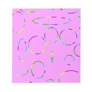 Bloc-note Cercles roses