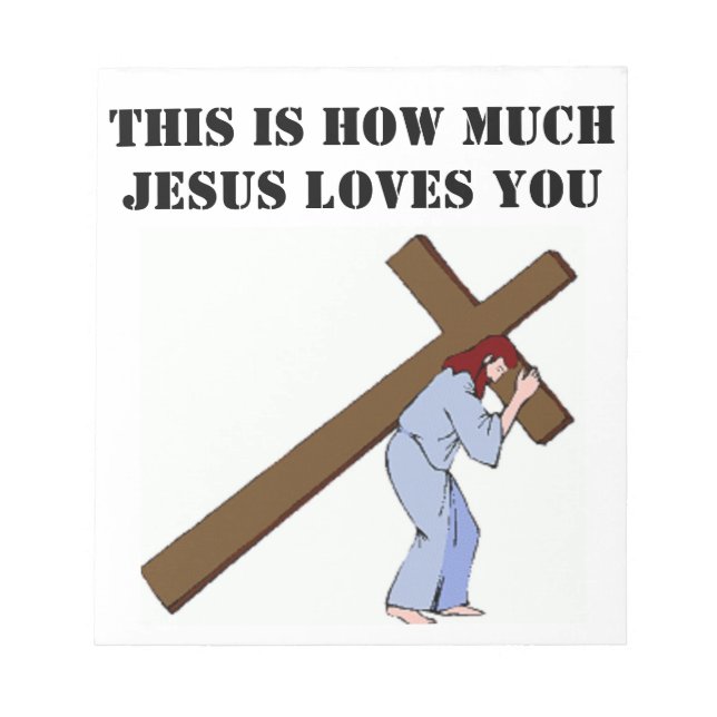 BLOC-NOTE C'EST COMBIEN DIEU VOUS AIME (Devant)