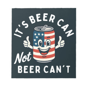 Bloc-note C'est la bière ne peut pas la bière ne peut pas dr