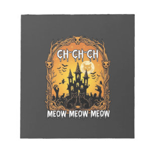 Bloc-note Ch Meow Château Hanté Halloween_1