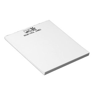 Bloc-note Chalkboard Mr Jaune et Green Zigzag Chevron