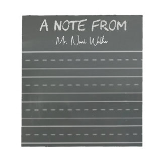 Bloc-note Chalkboard Themed Notes