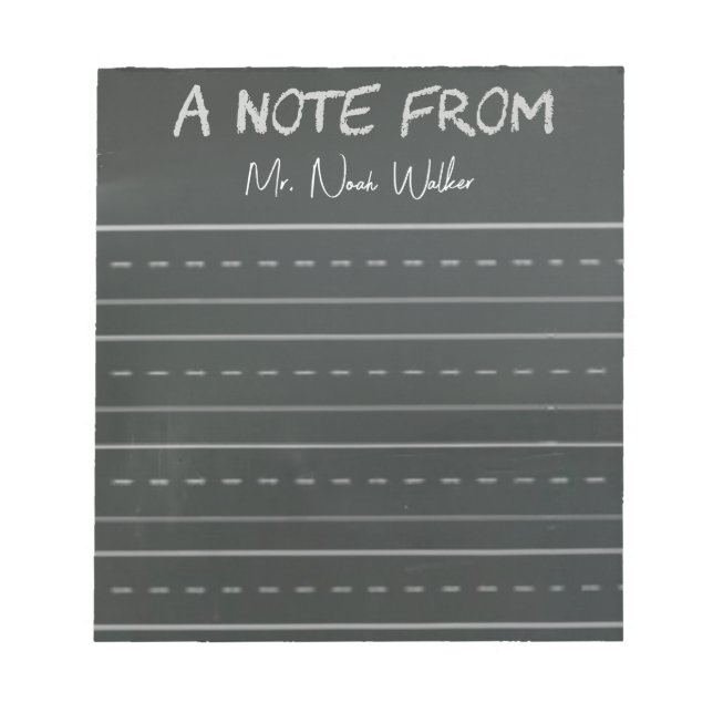 Bloc-note  Chalkboard Themed Notes (Devant)