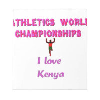 Championnats du monde d'athlétisme Kenya Runner :