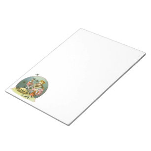 Bloc-note Chantez une chanson de six pence, comptine vintage