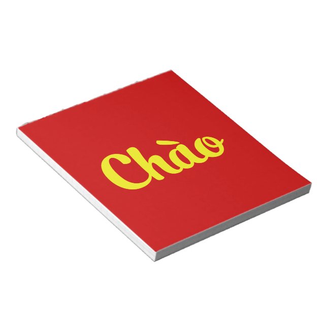 Bloc-note Chào / Hello ~ Vietnam / Vietnamien / Tiêt Viêt (Incliné)