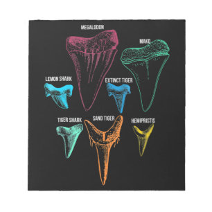 Bloc-note Chasse aux dents de requin - Cadeaux de requin fou
