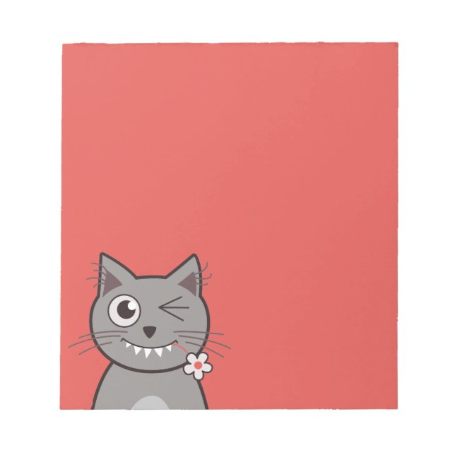 Bloc-note Chat de Funny (Devant)