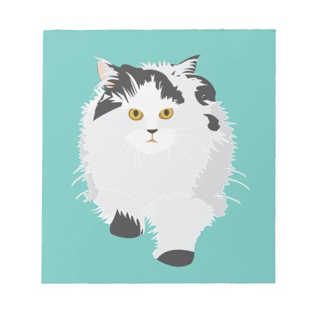 Bloc-note Chat Kitty Persan  (Devant)