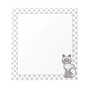 Bloc-note Chat mignon Lilac Point Tabby Birman / Ragdoll & p