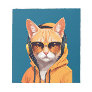 Bloc-note Chat Porter Sweat - shirt à capuche Drôle Cool ani