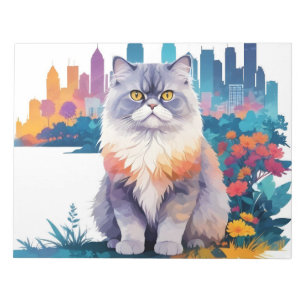 Bloc-note Chat Vintage Animal Nature Environnement Art Peint