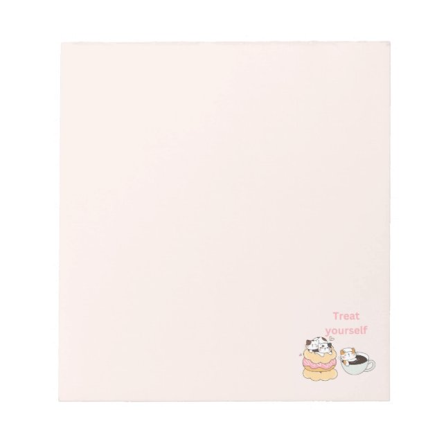 Bloc-note Chats gourmets (Devant)