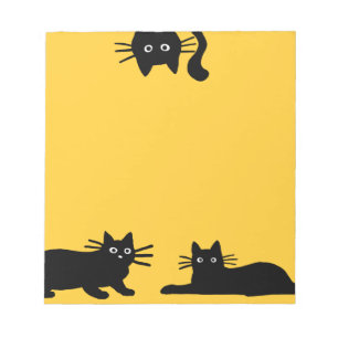 Bloc-note Chats noirs sournois   Cool Kitty Cat Lover's Funn
