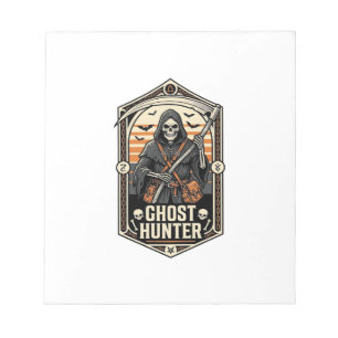 Bloc-note Chemise de chasseur de fantômes design de Reaper v