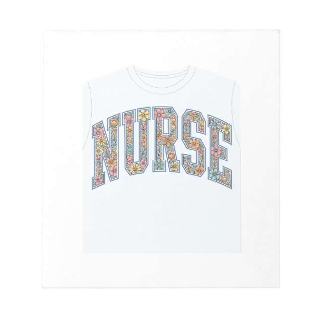 Bloc-note Chemise de conception de lettrage universitaire fl (Devant)