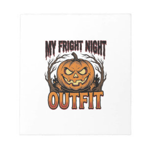 Bloc-note Chemise de déguisement Halloween Tenue Citrouille 